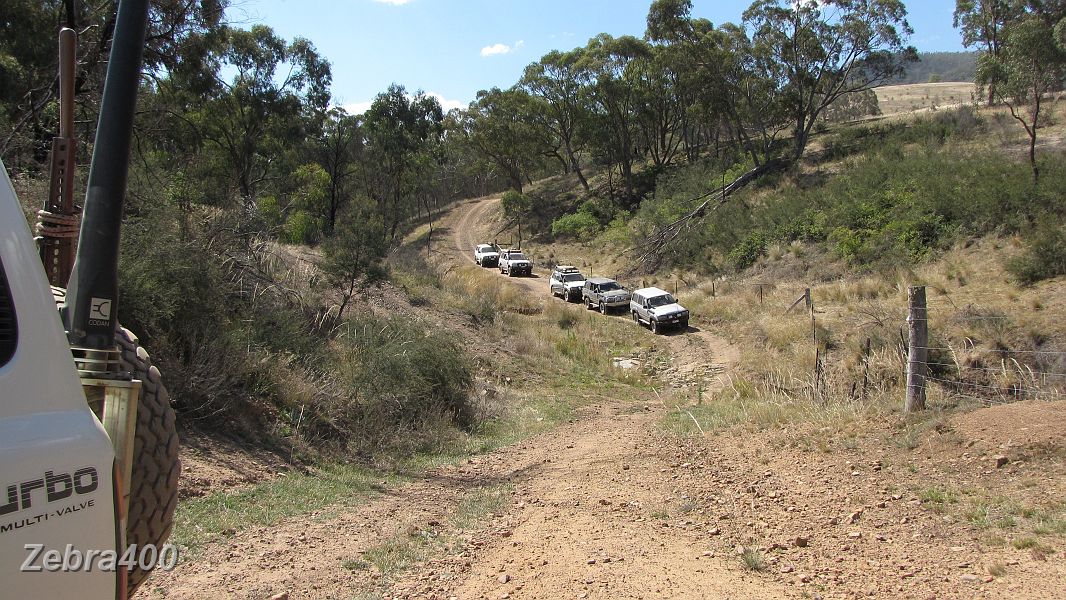 19-Convoy drives down the Amboyne track.JPG